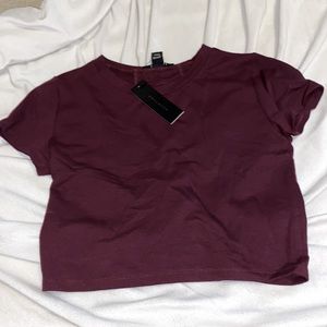 Crop top with laced up back